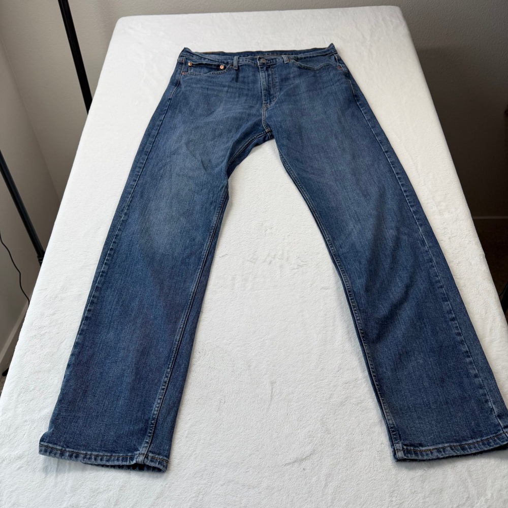 Levi's‎ 505 Regular Fit Jeans Mens 36x34 Blue Good Straight Leg Denim